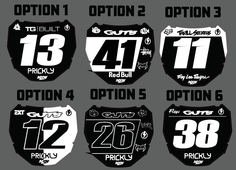 Charge Graphics ODI Plate Decal